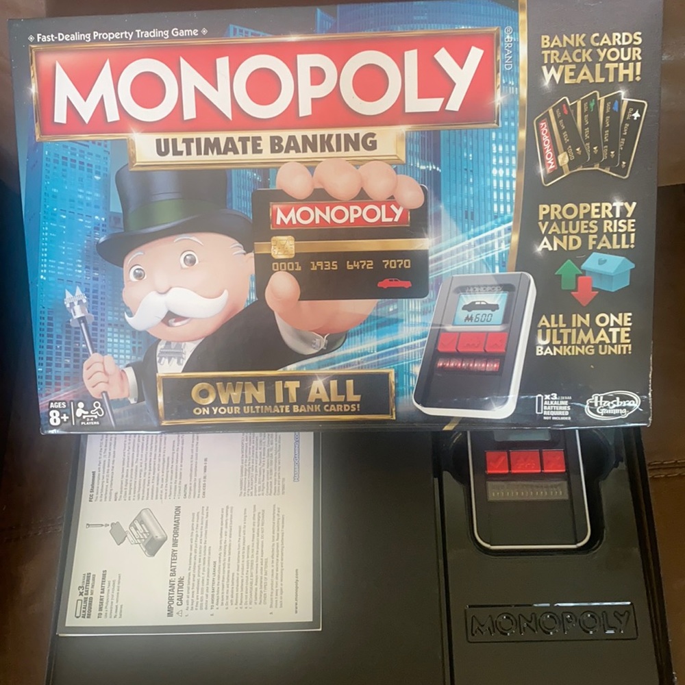 Monopoly Ultimate Banking Used Once